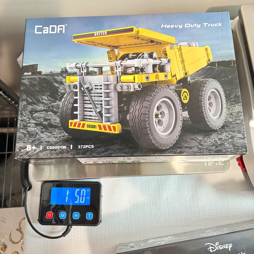 CaDA Building Block Set Heavy Duty Dump Truck Toy New in Box 372 Pieces Ages 8+ - Picture 6 of 6